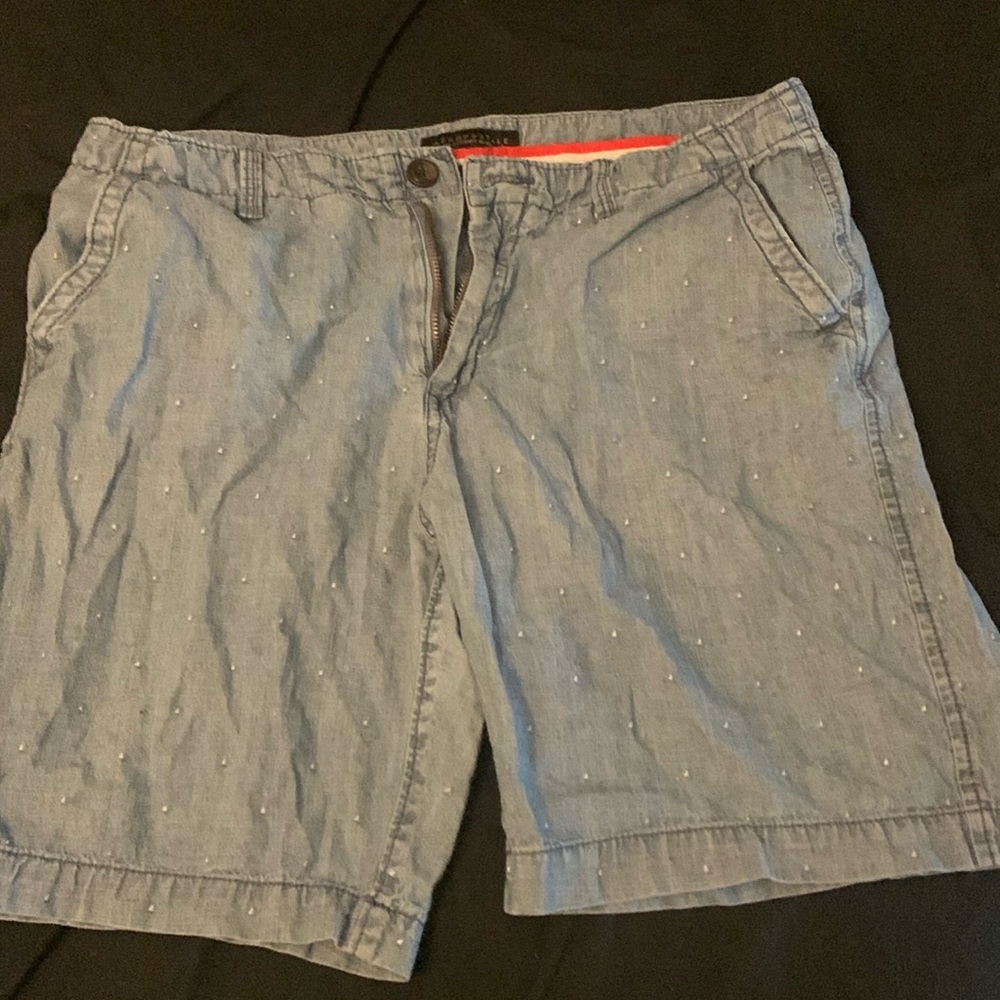 Aeropostale blue Jean sailboat patterned shorts
